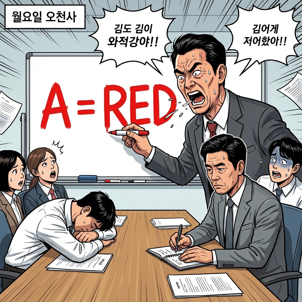 Scene 1: Boss shouting A=RED