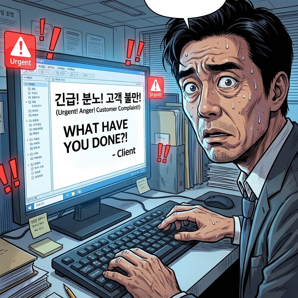 Scene 1: Email Glare