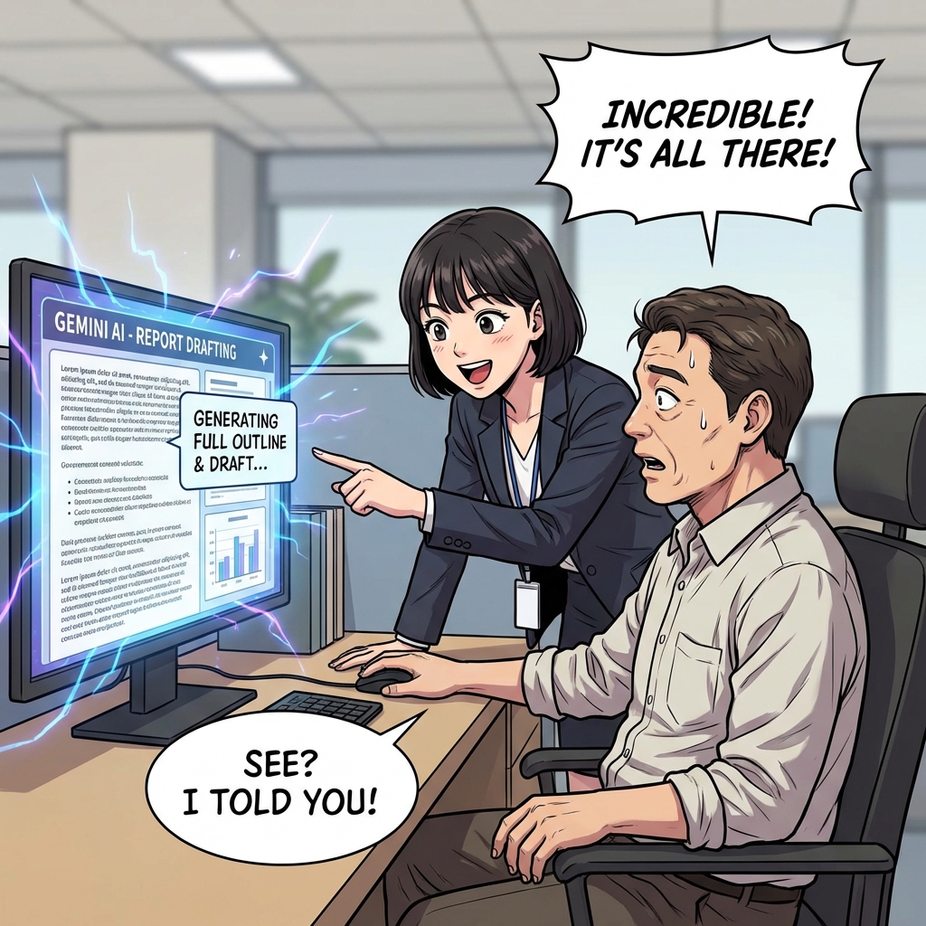 Scene 3: AI Drafting with Ms. Kwon