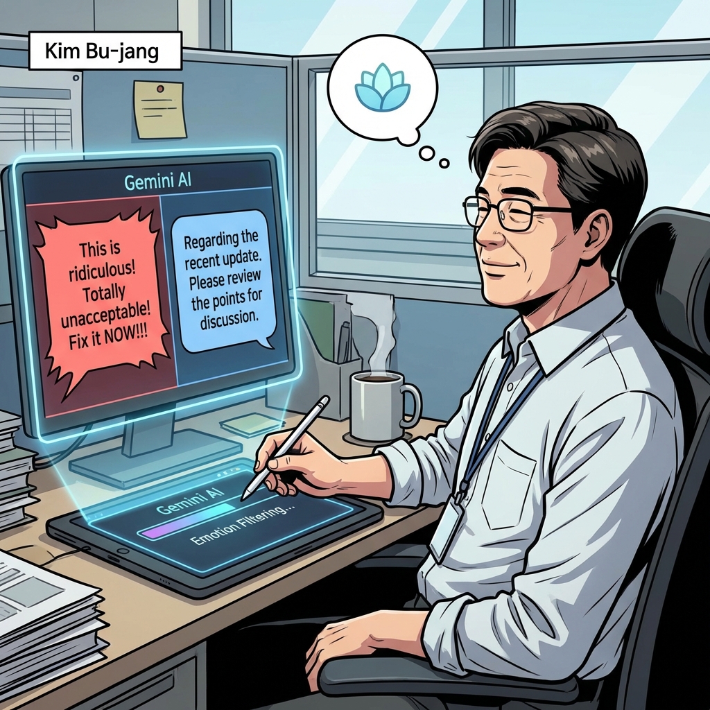 Scene 3: AI Emotion Filter