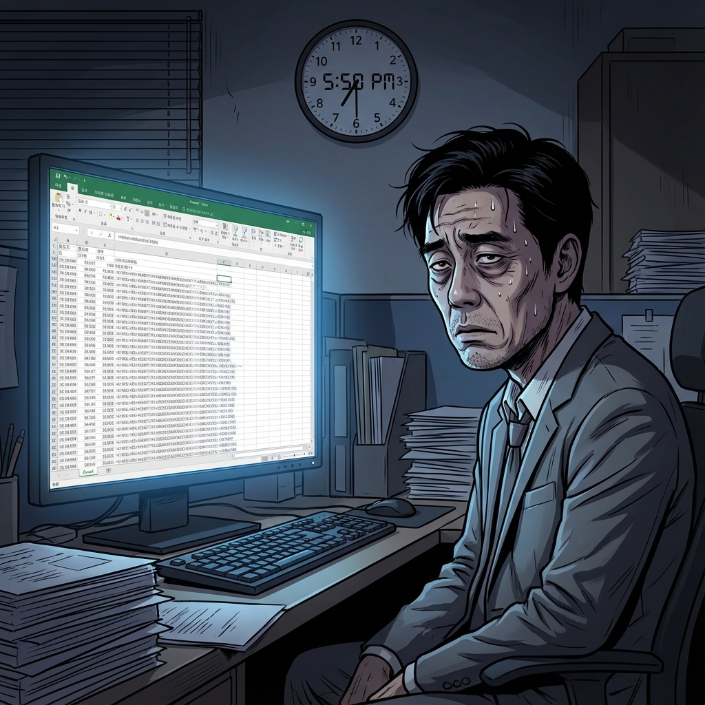 엑셀 지옥에 빠진 김부장