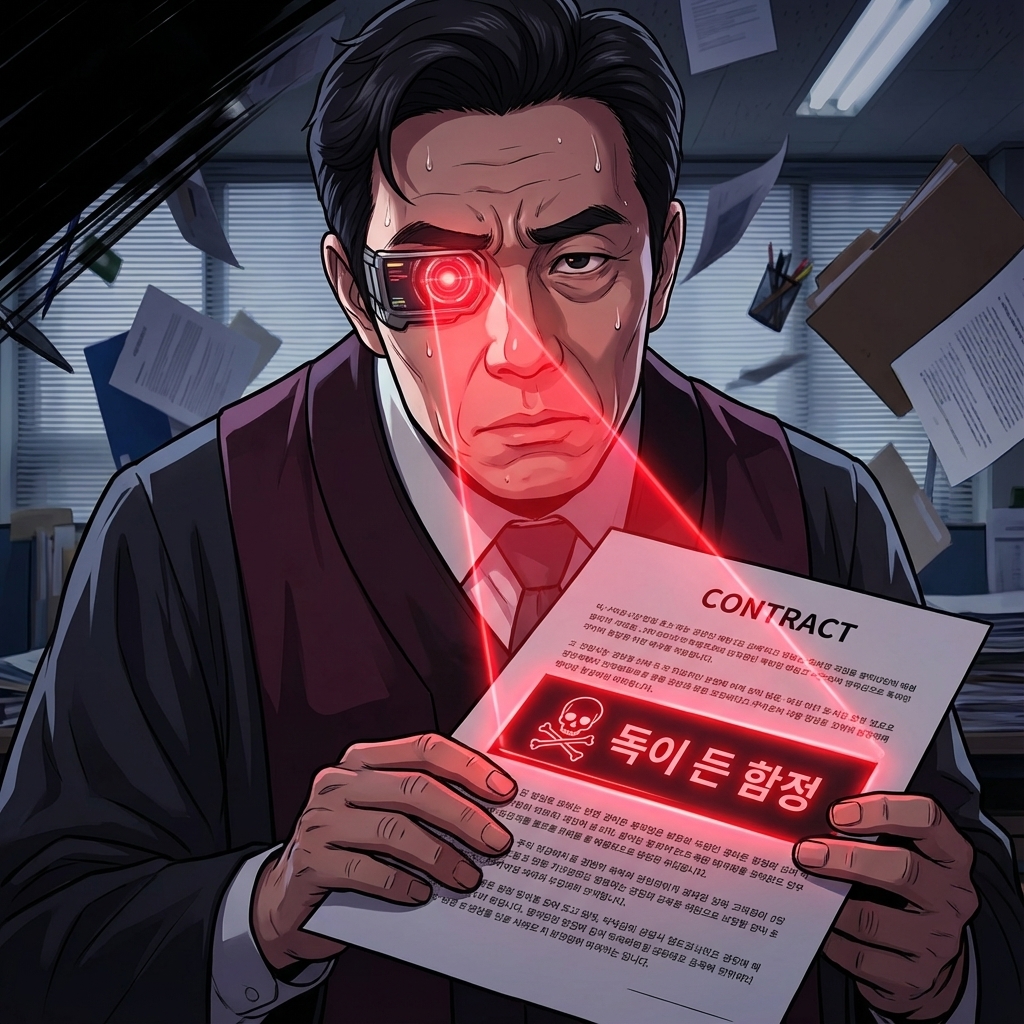 계약서 감시자 김부장